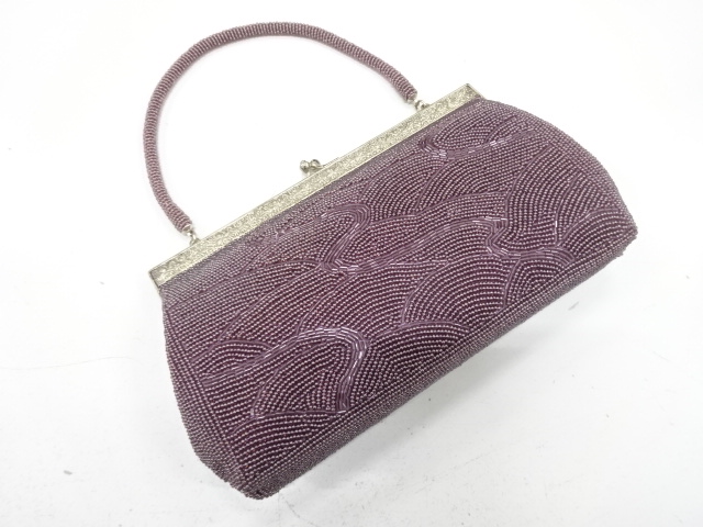 アンティーク　ビーズハンドバッグ